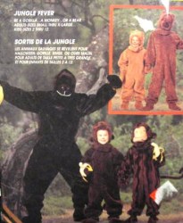 7863 JUNGLE GORILLA, MONKEY, BEAR KID 2,4, 5,6, 10,12 PATTERN